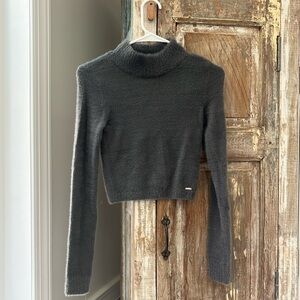 Holster grey crop sweater